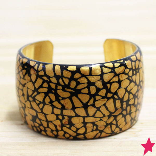 Schéma Bracelet manchette pâte polymère Sutton Slice