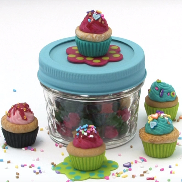 Schéma Faire des cupcakes gourmands facile en pâte polymère Fimo Cernit Schéma Faire des cupcakes gourmands facile en pâte polymère Fimo Cernit