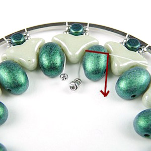 DIY Miroir de poche en perles en verre par Puca® : Etape 7