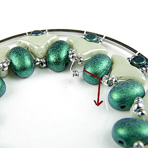 DIY Miroir de poche en perles en verre par Puca® : Etape 9