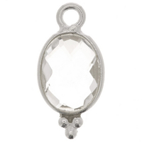 pendentif ovale cristal de roche