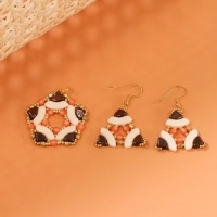 crochet oreille perle