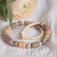 collier imitation pierre gemme