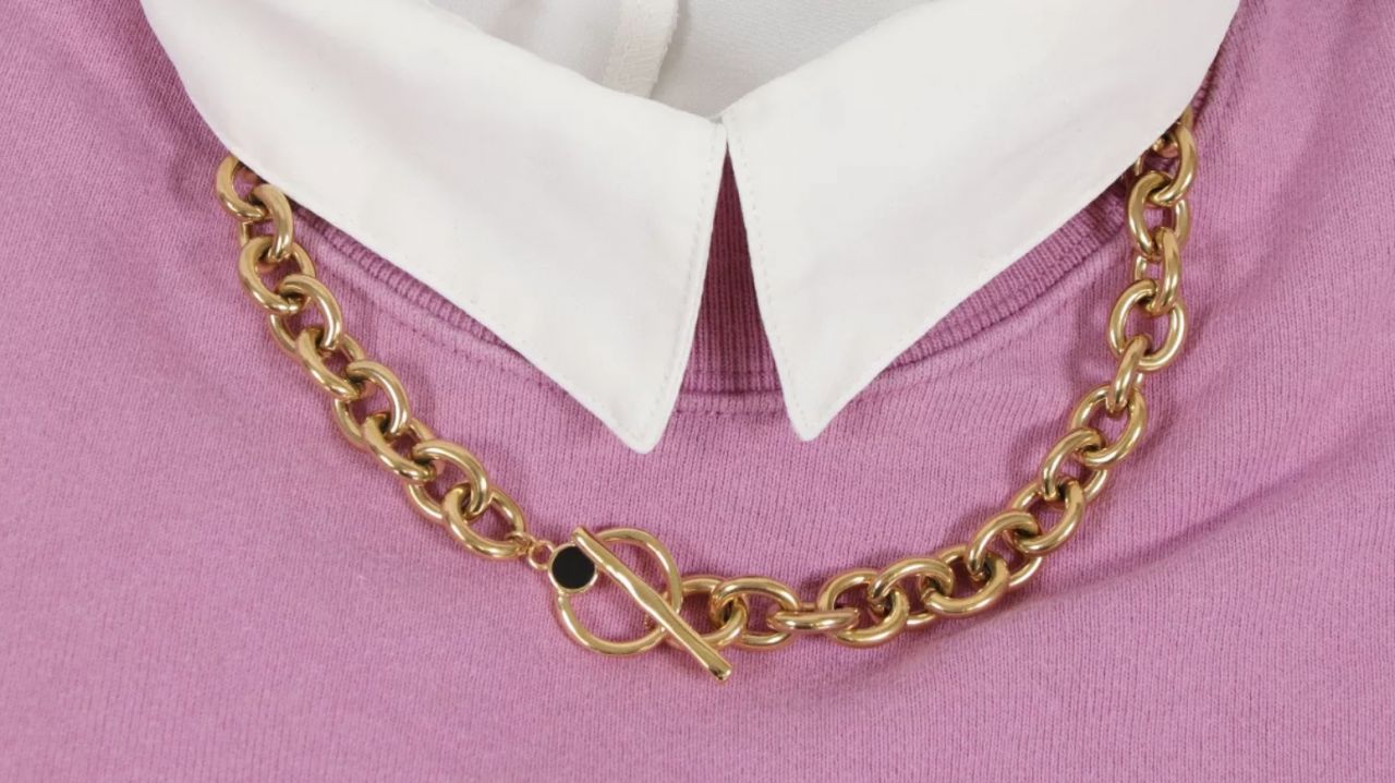 Tuto collier maxi chaîne