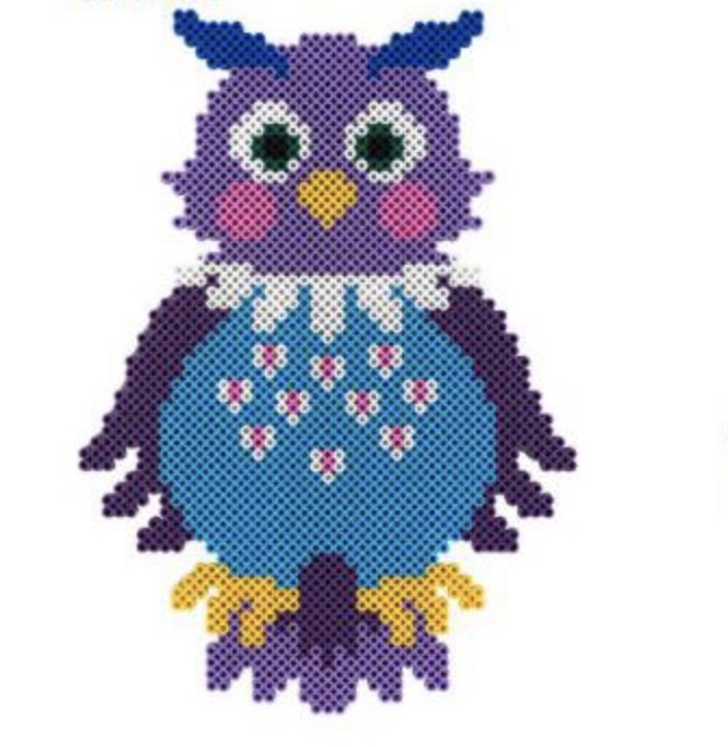 hibou perles a repasser
