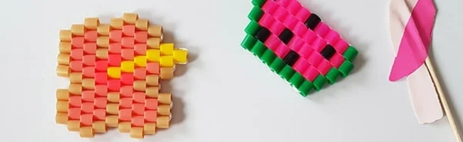 hibiscus perles à repasser