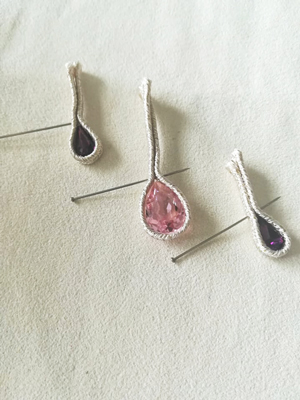 etape 14 boucles d oreilles soutache PureCrystal coudre soutache