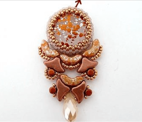 Boucles d'oreilles Ho ! avec perles en verre par Puca® : Etape 22 Boucles d'oreilles Ho ! avec perles en verre par Puca® : Etape 22