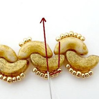 Bracelet For You en perles en verre Arcos par Puca® : Etape 6