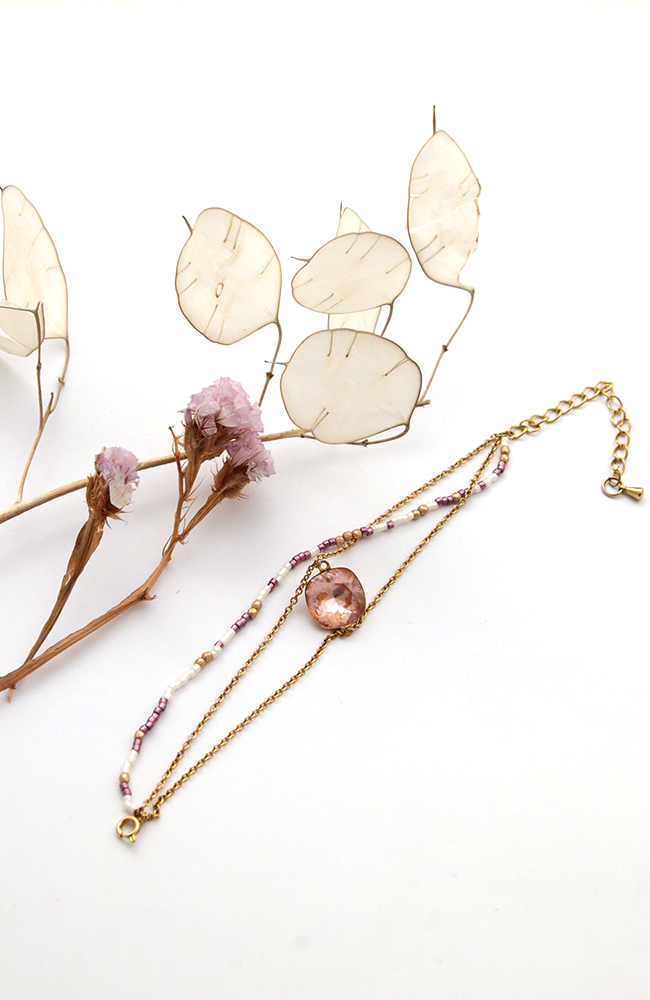 Schéma DIY Bracelet multi-rangs chaîne en acier inoxydable doré, Miyuki et cristaux PureCrystal Schéma DIY Bracelet multi-rangs chaîne en acier inoxydable doré, Miyuki et cristaux PureCrystal