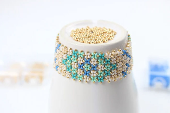 r&eacute;aliser un bracelet en pondo stitch tutoriel