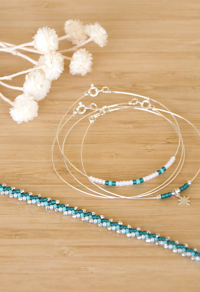 Schéma Bracelet tissage Saint-Pétersbourg simple brin et joncs en argent 925 Schéma Bracelet tissage Saint-Pétersbourg simple brin et joncs en argent 925