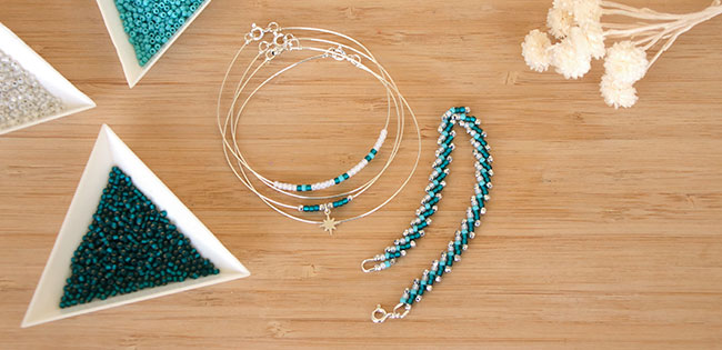 Schéma Bracelet tissage Saint-Pétersbourg simple brin et joncs en argent 925 Schéma Bracelet tissage Saint-Pétersbourg simple brin et joncs en argent 925