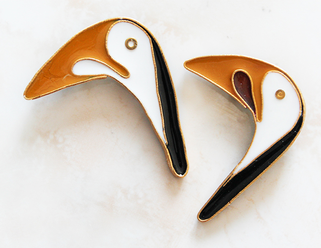 DIY Broche toucan en résine avec du fil d'aluminium plat : Etape 7