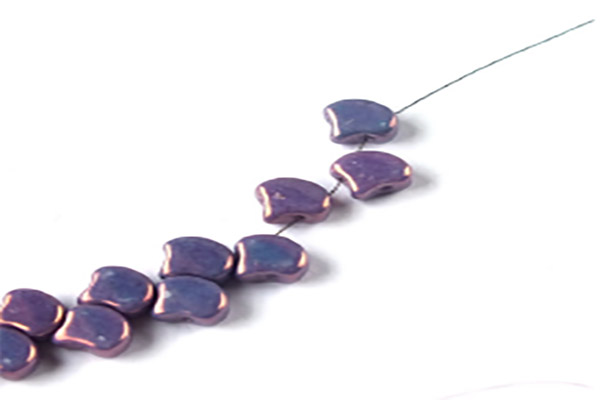 Bracelet DIY imitation serpent perles en verre Ginko et perles rocailles : Etape 2