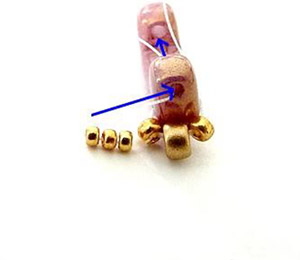 Bracelet Taylor avec des perles Telos par Puca : Etape 2