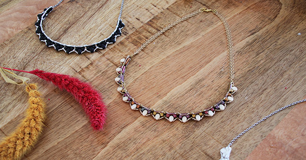 DIY Collier Tinaya en perles de verre Telos par Puca®