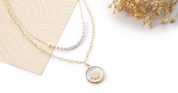 Schéma Tuto Collier gold filled (or laminé) avec pendentif inclusion étoile en résine UV LED