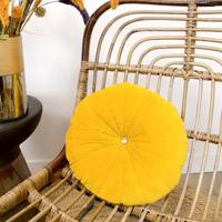 Coudre un coussin citrouille en velours