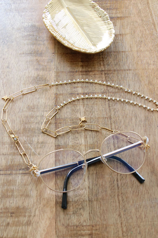 Schéma Tuto Bijou Femme - Chaine à lunettes grosse maille vintage Schéma Tuto Bijou Femme - Chaine à lunettes grosse maille vintage