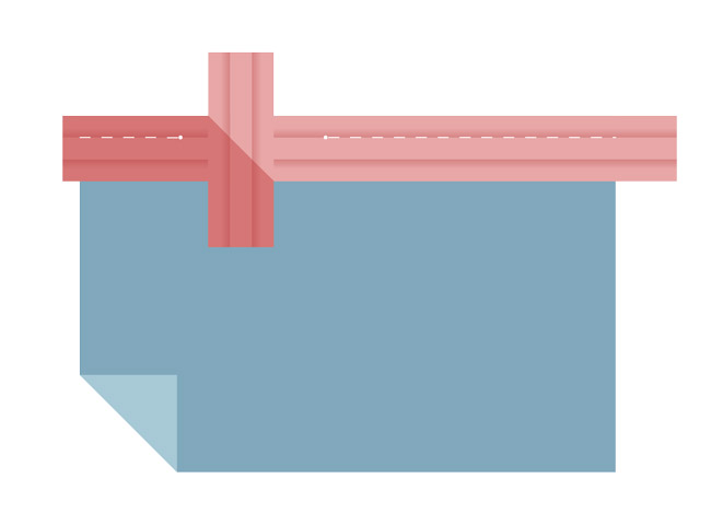 Chevauchez les bouts de biais