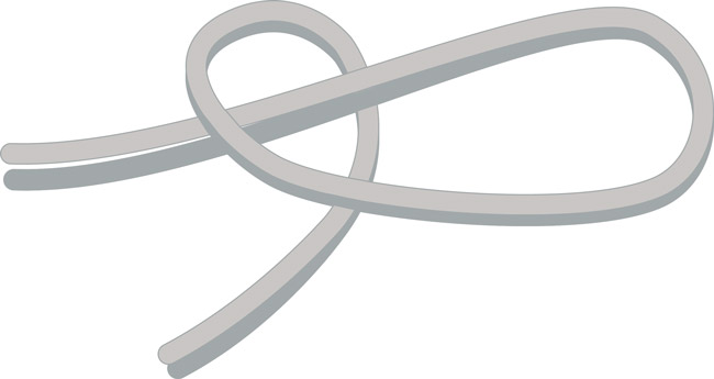 noeud avec bouton &eacute;tape 2