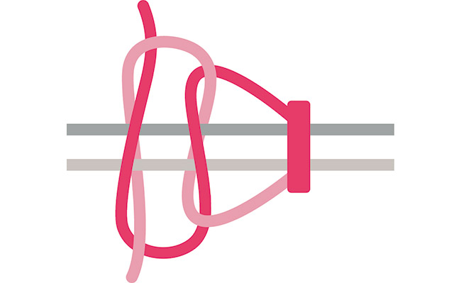 noeud plat altern&eacute; &eacute;tape 4