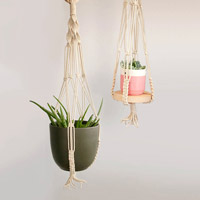 Colgante de cuerda DIY Macrame para plantas o macetas