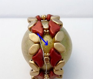 Perle de sapin Christmas par Puca®  : Etape 10