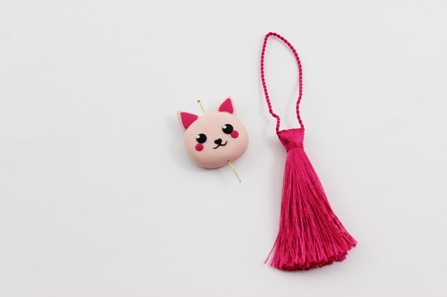 DIY Bijoux de sac chat Kawaï en pâte polymère : Etape 5 DIY Bijoux de sac chat Kawaï en pâte polymère : Etape 5