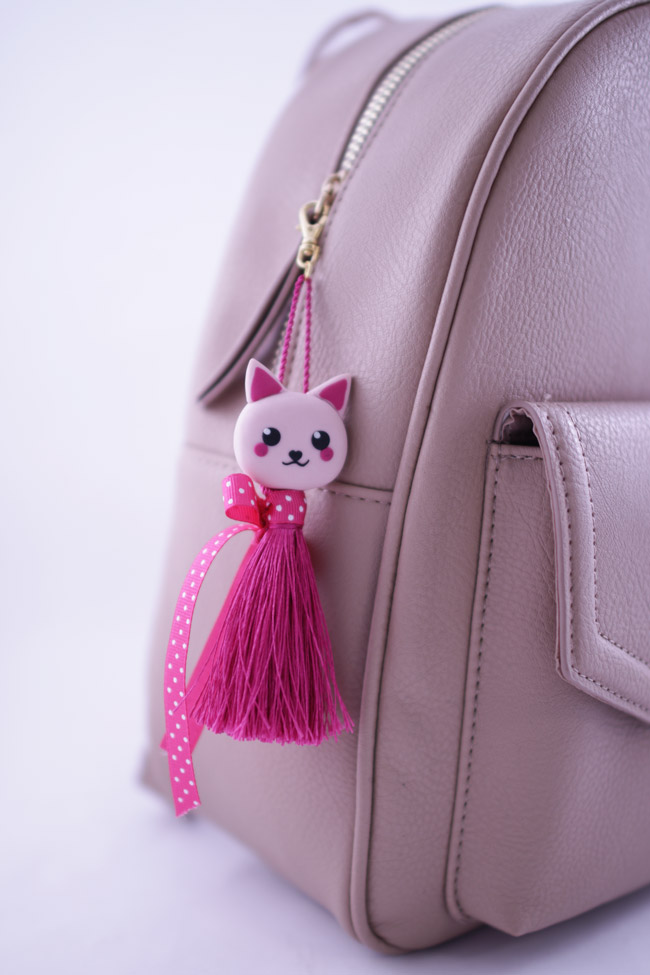 Schéma DIY Bijoux de sac chat Kawaï en pâte polymère Schéma DIY Bijoux de sac chat Kawaï en pâte polymère