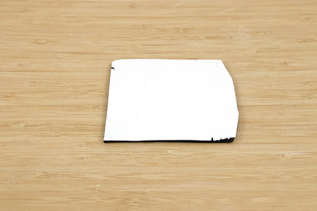 Boucles d'oreilles polymère raku et gingko : Etape 2