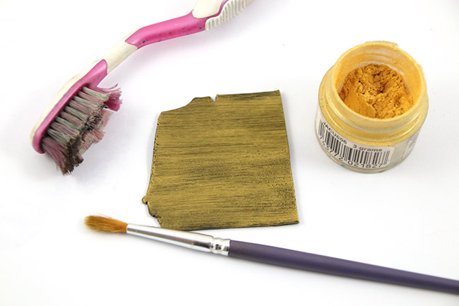 Boucles rouges en pâte polymère imitation croco : Etape 5