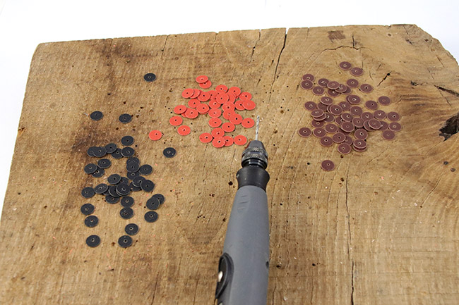 Bracelet Heishi en Fimo cuir : Etape 4