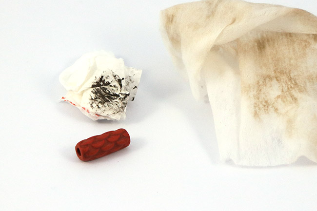 Bracelet Heishi en Fimo cuir : Etape 6