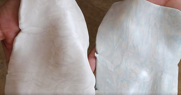 Schéma Créer un effet nacre en pâte polymère avec 2 techniques Schéma Créer un effet nacre en pâte polymère avec 2 techniques