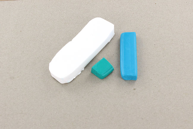 imitation pierre turquoise en pâte polymère : Etape 1