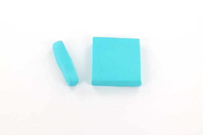 imitation pierre turquoise en pâte polymère : Etape 3