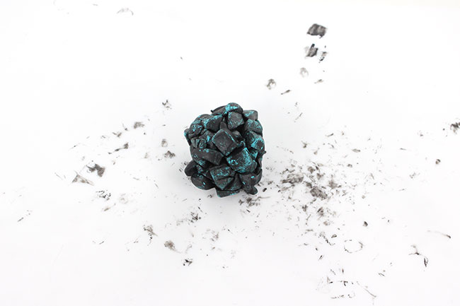 imitation pierre turquoise en pâte polymère : Etape 6