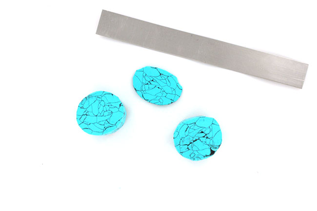 imitation pierre turquoise en pâte polymère : Etape 7