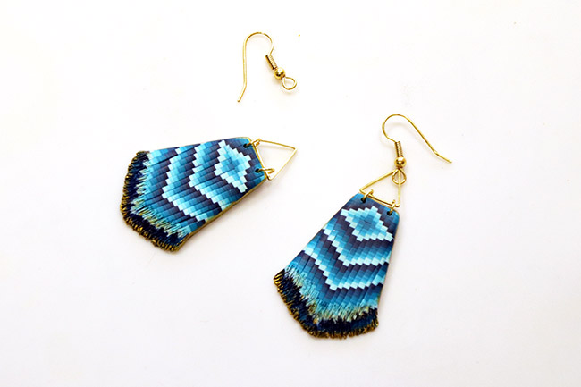 Technique du Bargello en pâte polymère : Etape 16