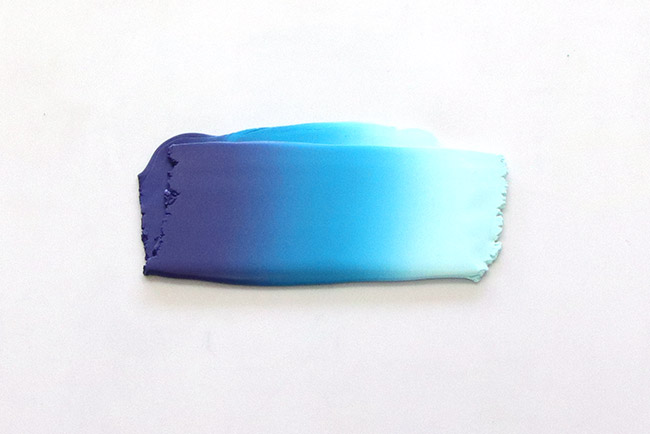 Technique du Bargello en pâte polymère : Etape 3