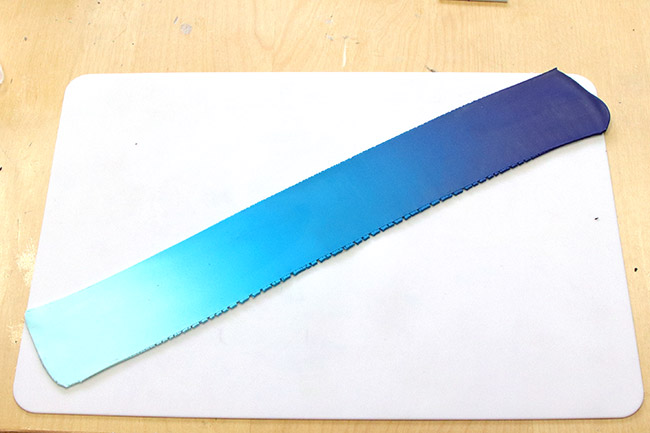 Technique du Bargello en pâte polymère : Etape 5