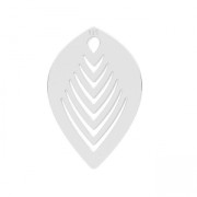Breloque feuille 15.5 mm en Argent 925 x1