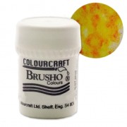 Pigment en poudre aquarellable Brusho Colours - Jaune x15 g|raw }}