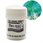 Pigment en poudre aquarellable Brusho Colours - Sea Green x15 g