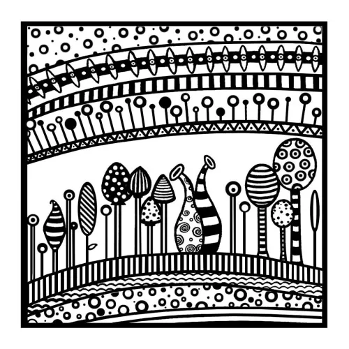 Plaque de texture Cernit pour structurer la pâte polymère 9 cm Harmony x1