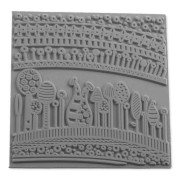 Plaque de texture Cernit pour structurer la pâte polymère 9 cm Harmony x1