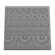 Plaque de texture Cernit pour structurer la pâte polymère 9 cm Geometrics x1