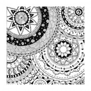 Plaque de texture Cernit pour structurer la pâte polymère 9 cm Stars x1